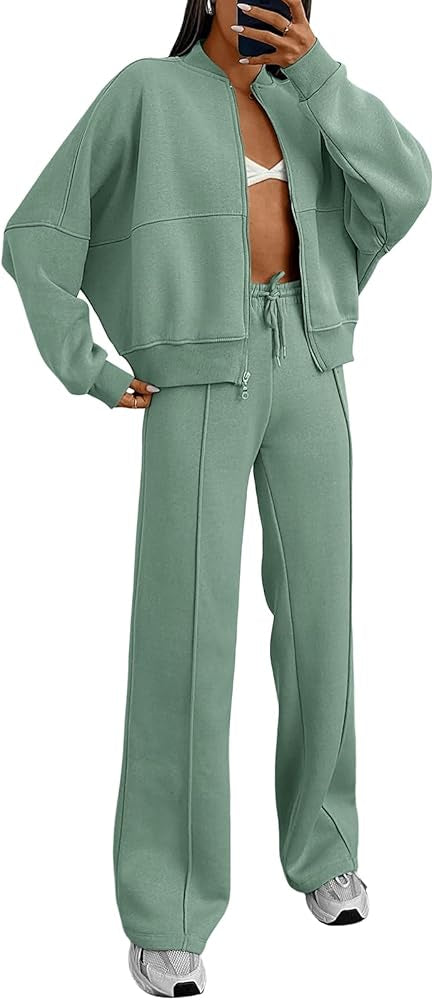 Zip Up & Sweatpant Set