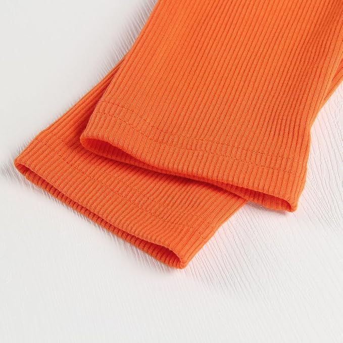 Cropped Orange Long Sleeve